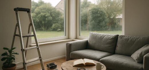 Okna narożne w nowoczesnym salonie — praktyczne rozwiązanie