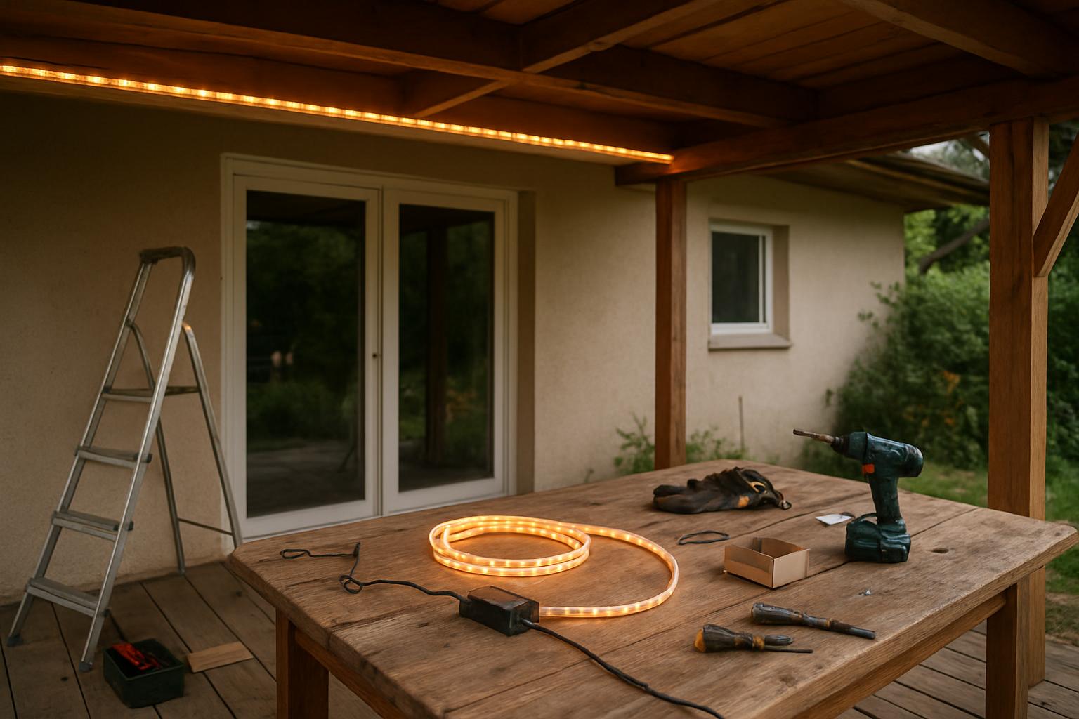 Oświetlenie LED na tarasie — praktyczne inspiracje