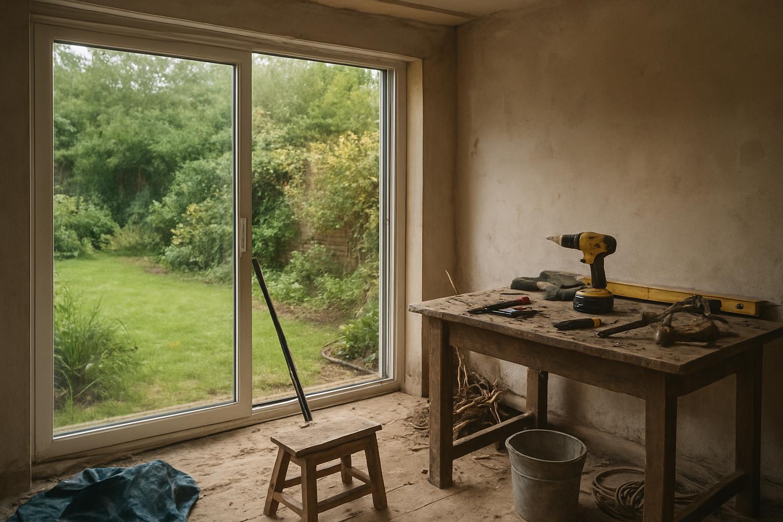 Okna panoramiczne otwierające wnętrze na ogród
