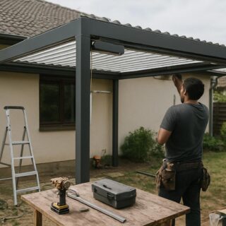 Pergole aluminiowe z automatycznym sterowaniem dachu